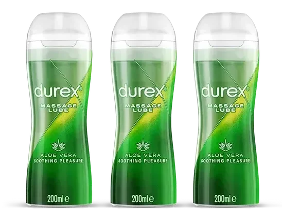 Durex 2 in 1 Soothing Aloe Vera Massage Lube (600ml)