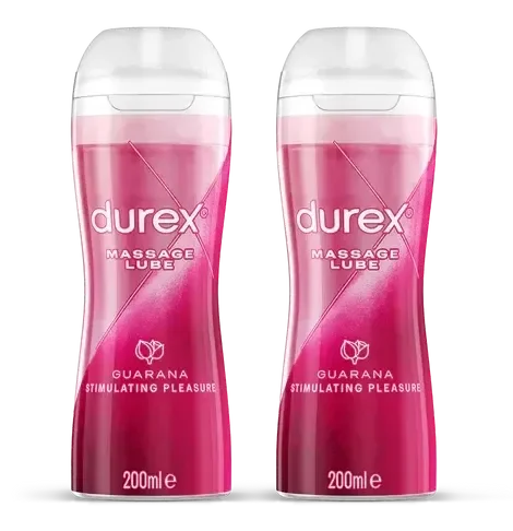 Durex 2 in 1 Stimulating Guarana Massage Lube (400ml)
