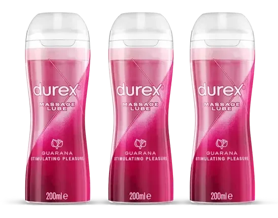 Durex 2 in 1 Stimulating Guarana Massage Lube (600ml)