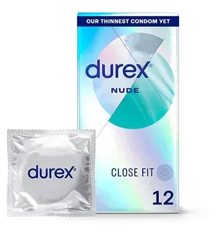 Durex Nude Ultra Thin Close Fit Condoms 12 pack
