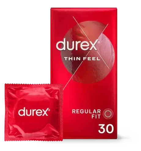 Durex Thin Feel Regular Condoms 30 pack