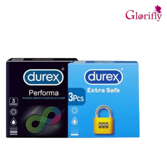 Durex Extra Safe 3's Condoms + Durex - Condoms 3S Performa.